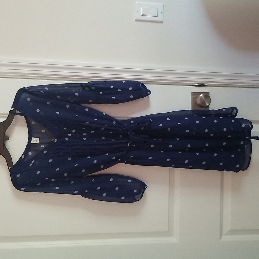 Blue Poka Dots Old Navy Dress